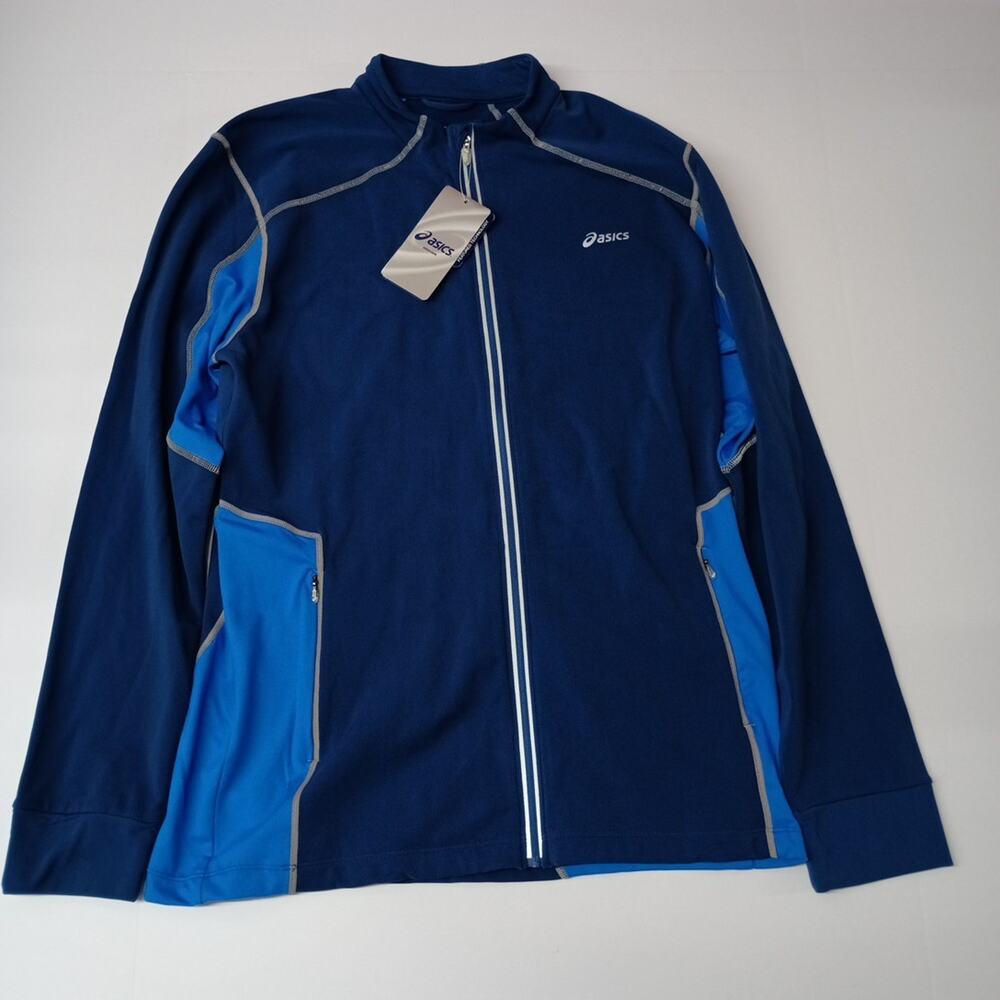 ASICS Men's Run Lite‎ Show Jacket Running Apparel Size M Blue